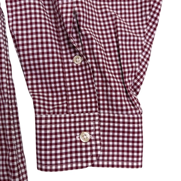 Ralph Lauren Red & White Cotton Button-Up Long-Sleeve Checkered Shirt Sz 2XB - Picture 5 of 12